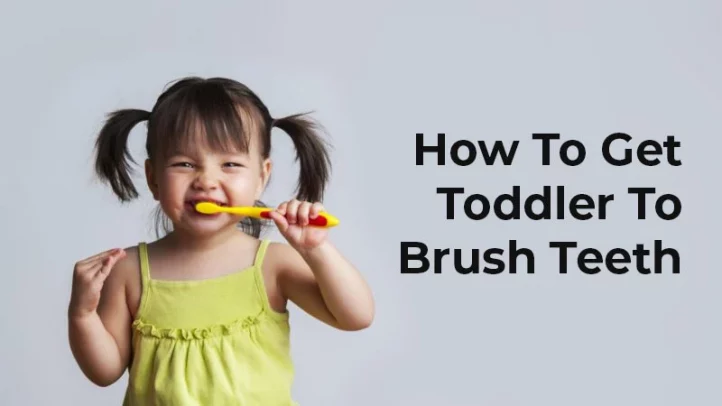 toddler to brush teeth